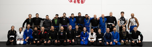 Group photo of Ground Hammer Training Centre members who attended the Gi and No Gi Bjj Seminar by Yorkshire Gripper